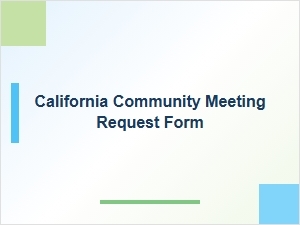 California Hoa Meeting Invitation Sample